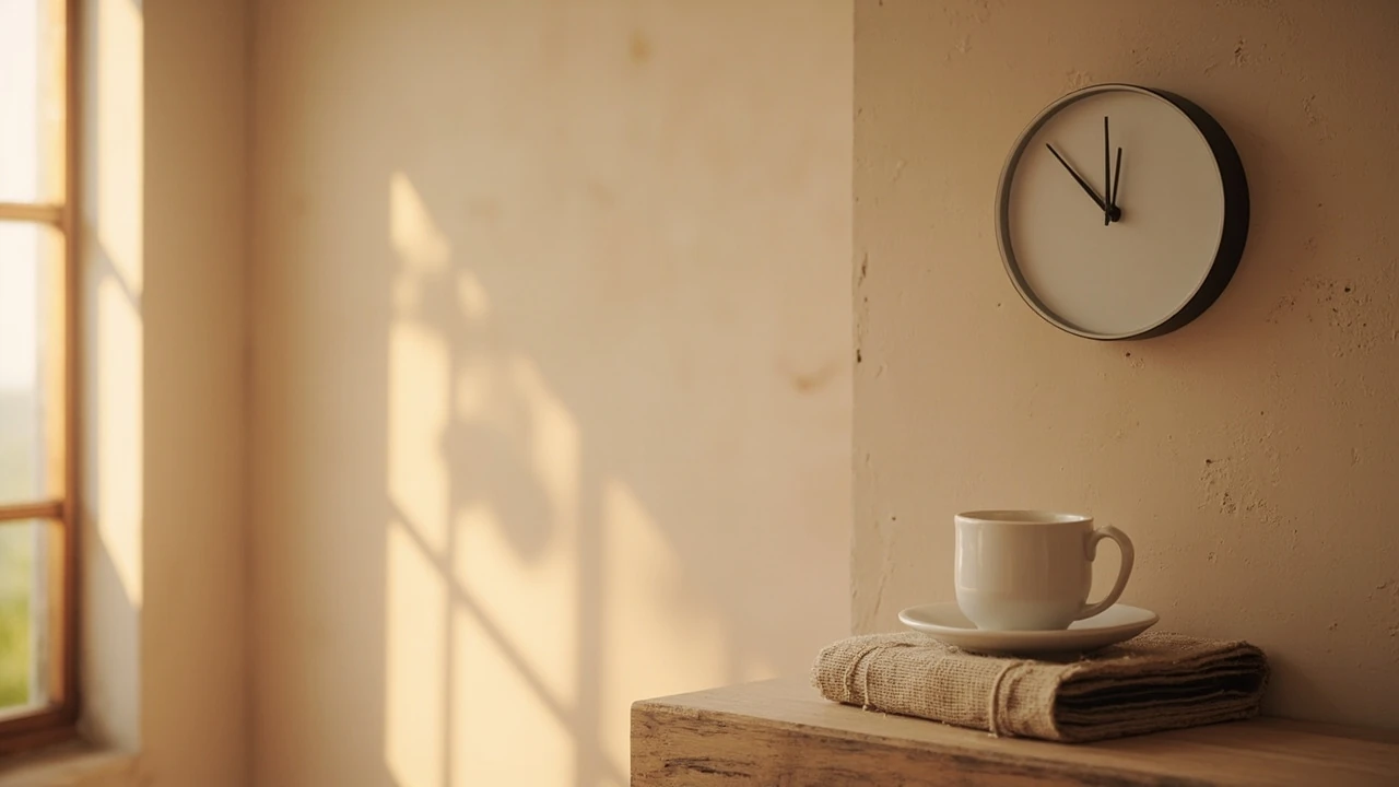 Orologio che mostra l'ora 22:22, immagine editoriale sul significato angelico